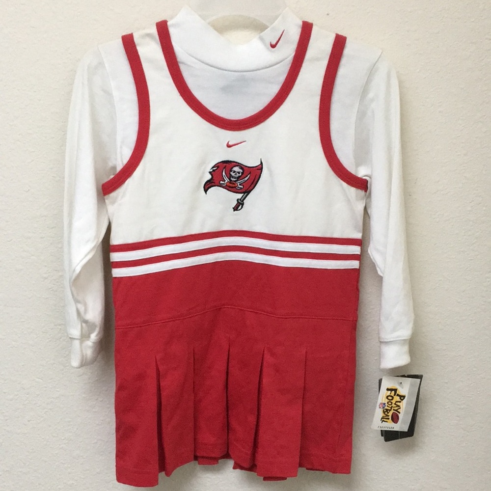 Tampa Buccaneers kids cheerleading 2 piece outfit